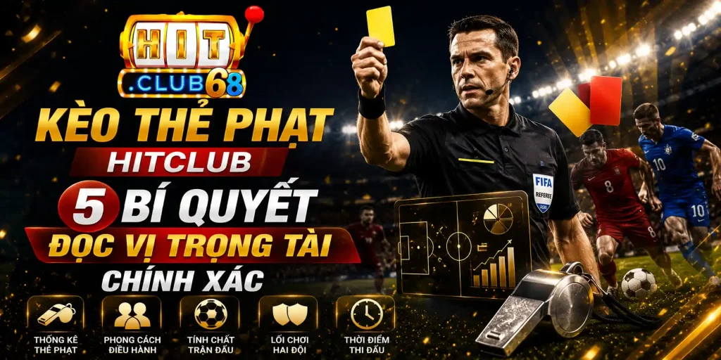 Kèo Thẻ Phạt Hitclub - 5 Bí Quyết Đọc Vị Trọng Tài Chính Xác
